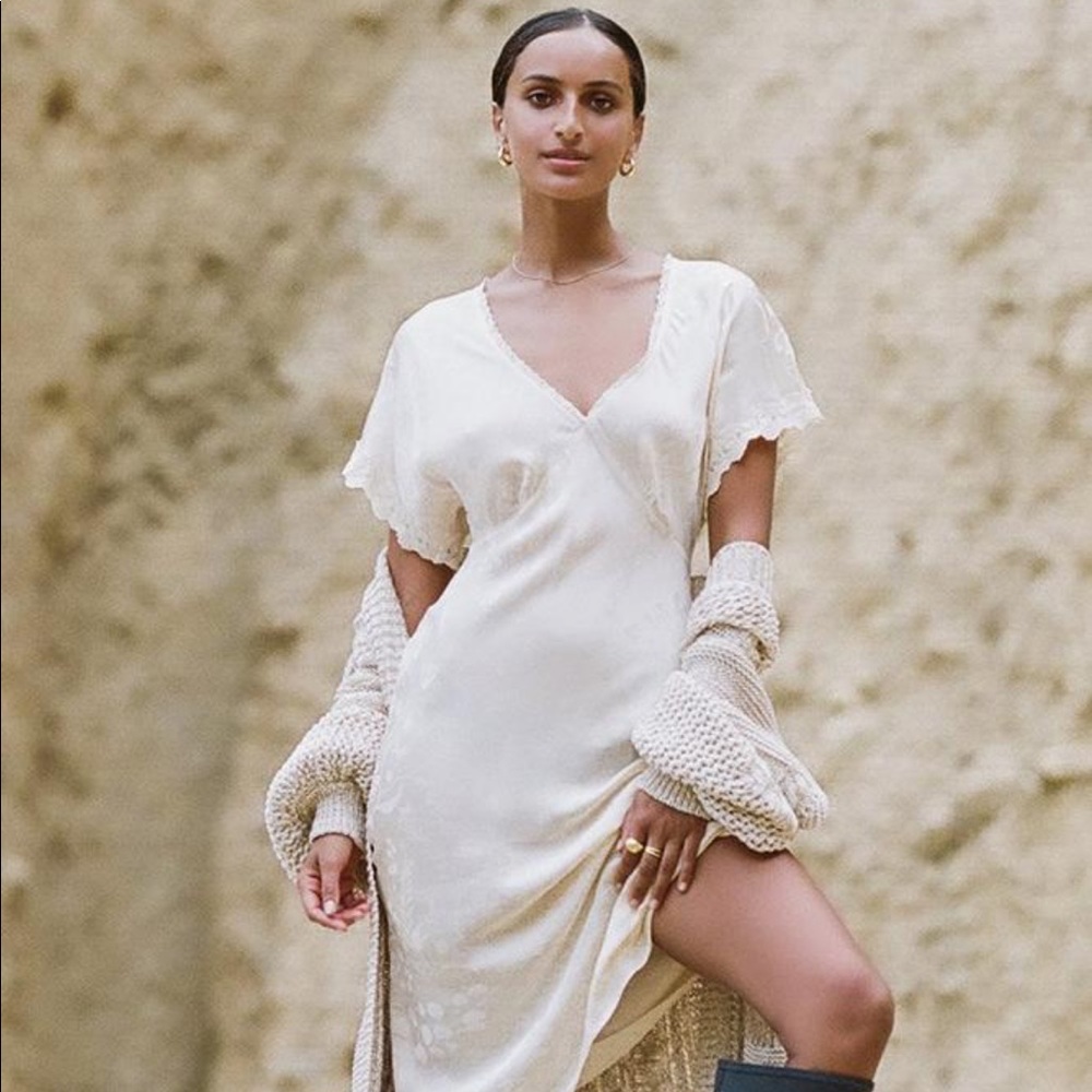 Spell Petal Jacquard Nightgown